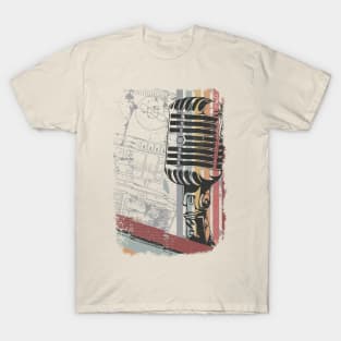 Retro Studio Mic T-Shirt